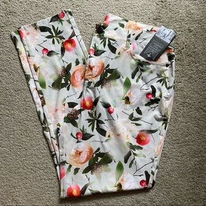 Oiselle Tropical Cream Roga Slim Pants XL